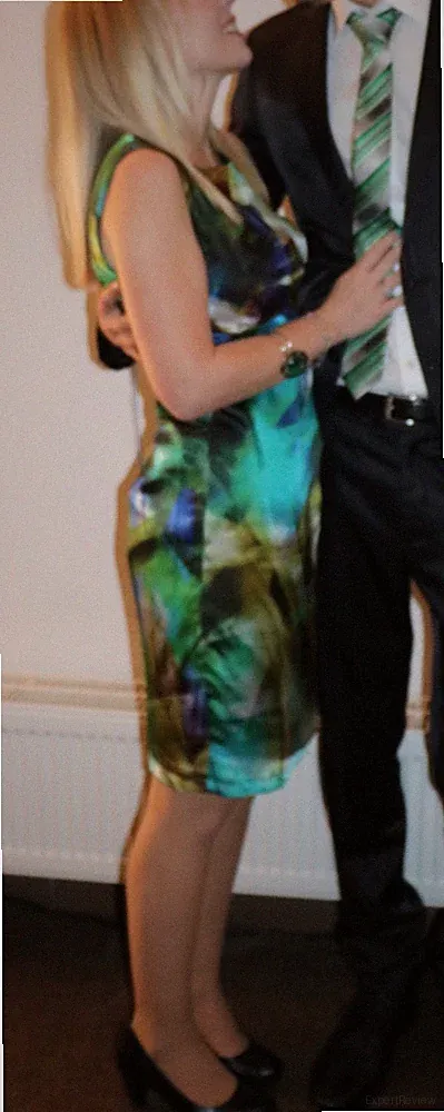 100% Seidenkleid von Patrizia Dini blau türkis grün, Unterkleid 100% Baumwolle