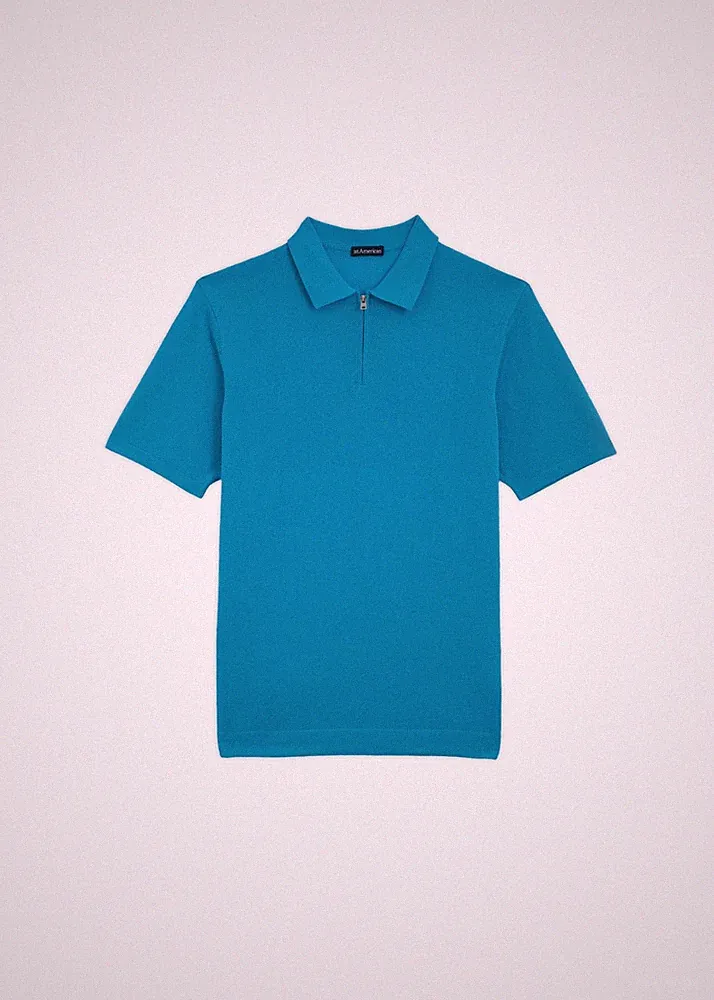 1stAmerican Herren Halbarm Poloshirt 100% Bio Baumwolle Top Qualität