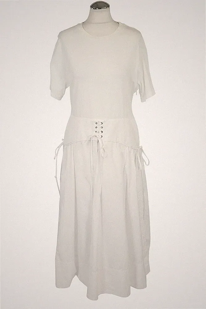 3.1 Phillip Lim Damen Kleid Gr. 42 (US 12) Weiß Baumwolle Kleid A-Linie Dress