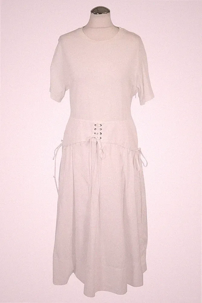 3.1 Phillip Lim Damen Kleid Gr. 42 (US 12) Weiß Baumwolle Kleid A-Linie Dress