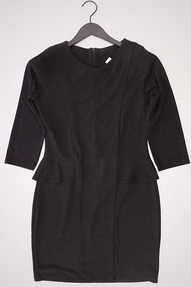 ✅ 3SUISSESCOLLECTION Etuikleid Kleid für Damen Gr. 40, M 3/4 Ärmel schwarz ✅
