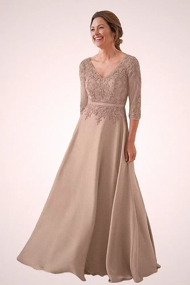 kleid hochzeitsgast damen lange ärmel