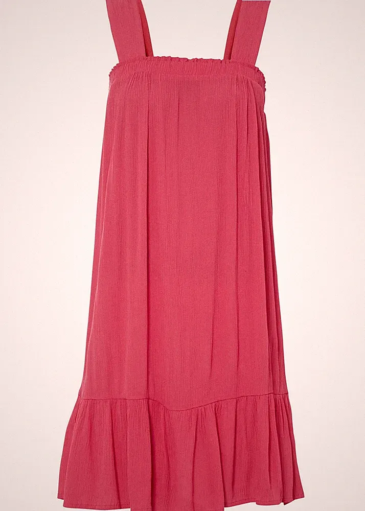 A-Linien-Kleid Gr. 40 Dunkelpink Damen Sommerkleid Ärmellos Neu