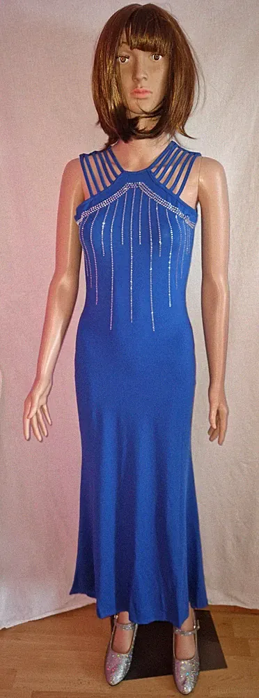 Kristall Abendkleid