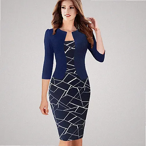 Abend- oder Festkleid kurz Etuikleid Party Cocktailkleid