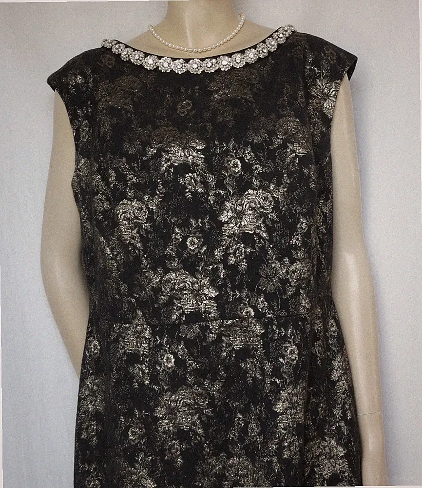 Gold Blumenkleid