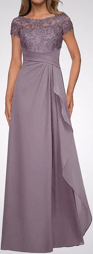 Abendkleid Braut Kurz Ärmel Hochzeitsgast Kleid Brautmutter Für Hochzeit