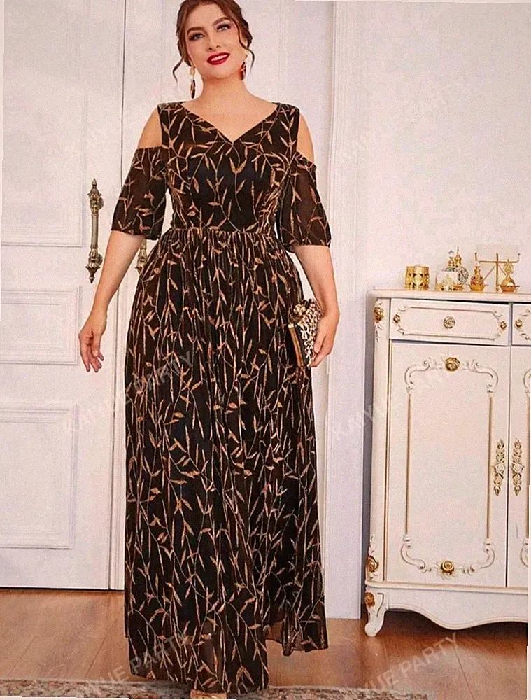 Abendkleid Farbe Schwarz Lange Kleider Langes Kleid Midi Damen Casual