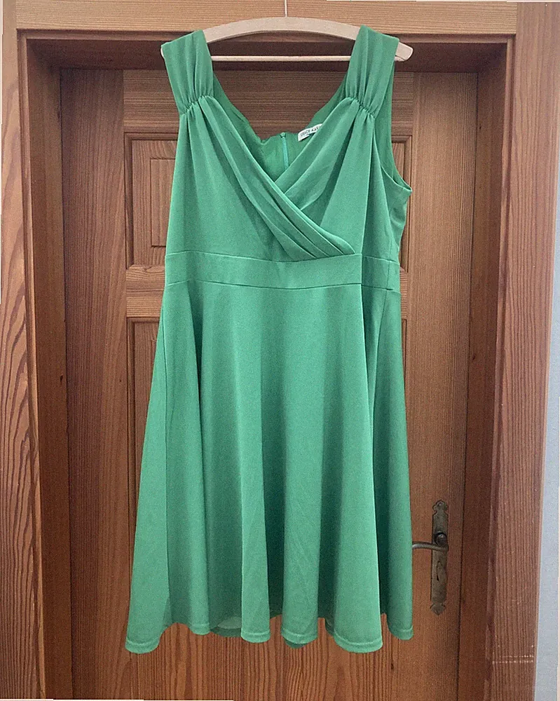 ärmelloses Kleid, grün, von Grace Karin, Gr. XL/XXL