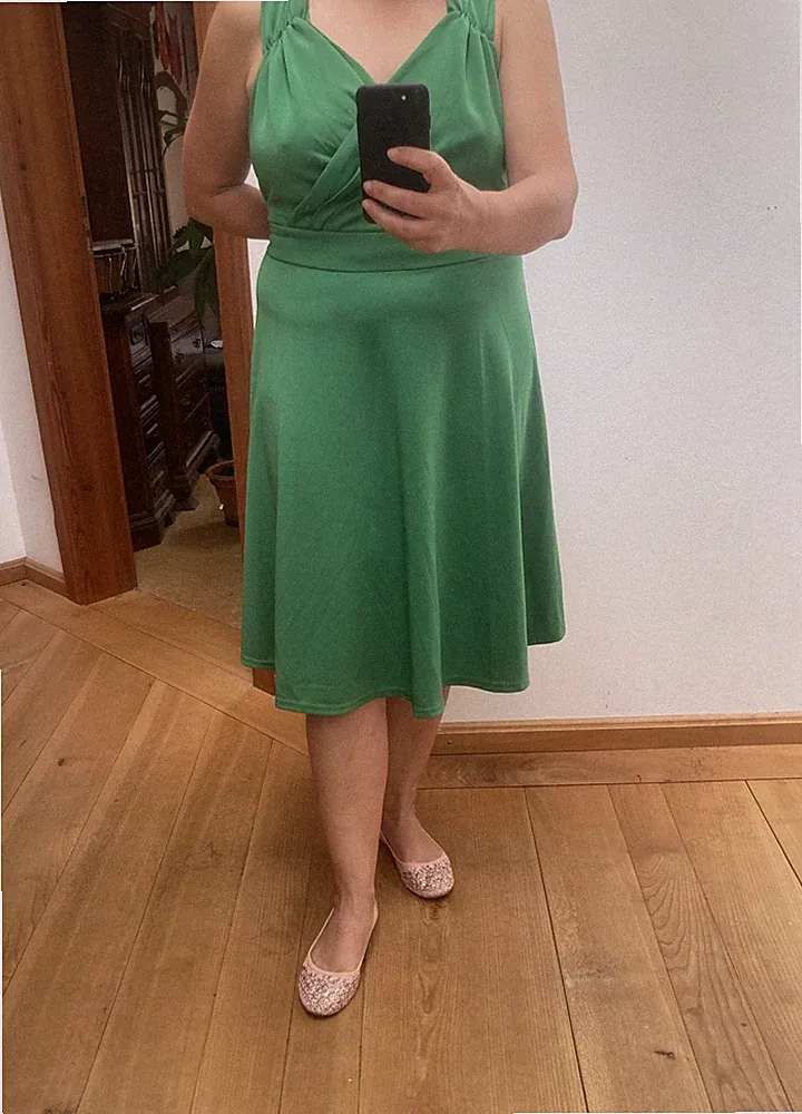 ärmelloses Kleid, grün, von Grace Karin, Gr. XL/XXL