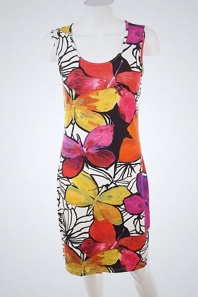 Alba Moda Kleid Damenkleid Etuikleid S multicolor
