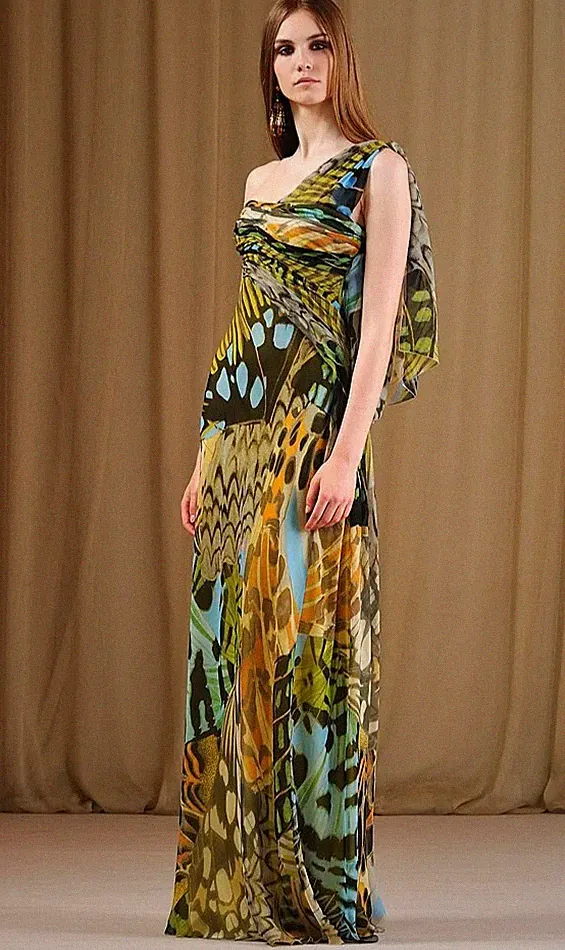 Seide Maxikleid