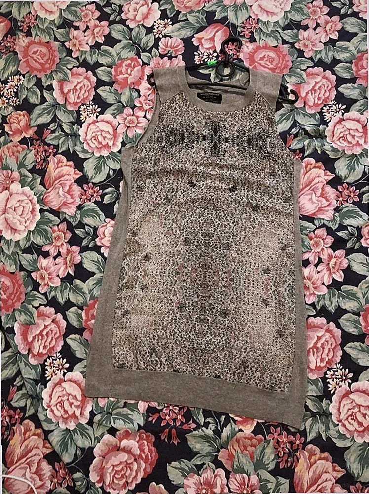 AllSaints Mini Etuikleid US 6 Luxus WMNS Mädchen Distressed Selten 90er Hype Y2K