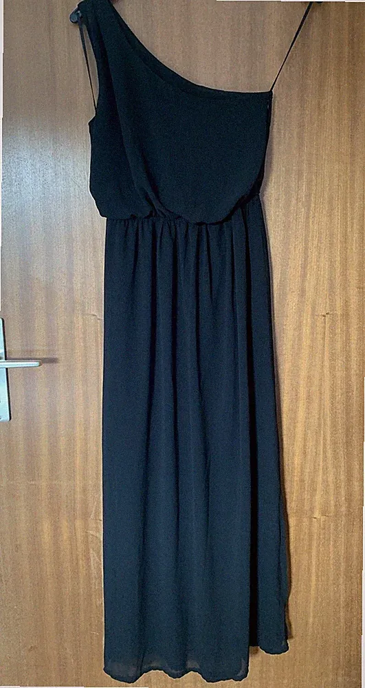 Amisu 36 Cocktailkleid Abendkleid New Yorker schwarz Chiffon elegant Party Kleid