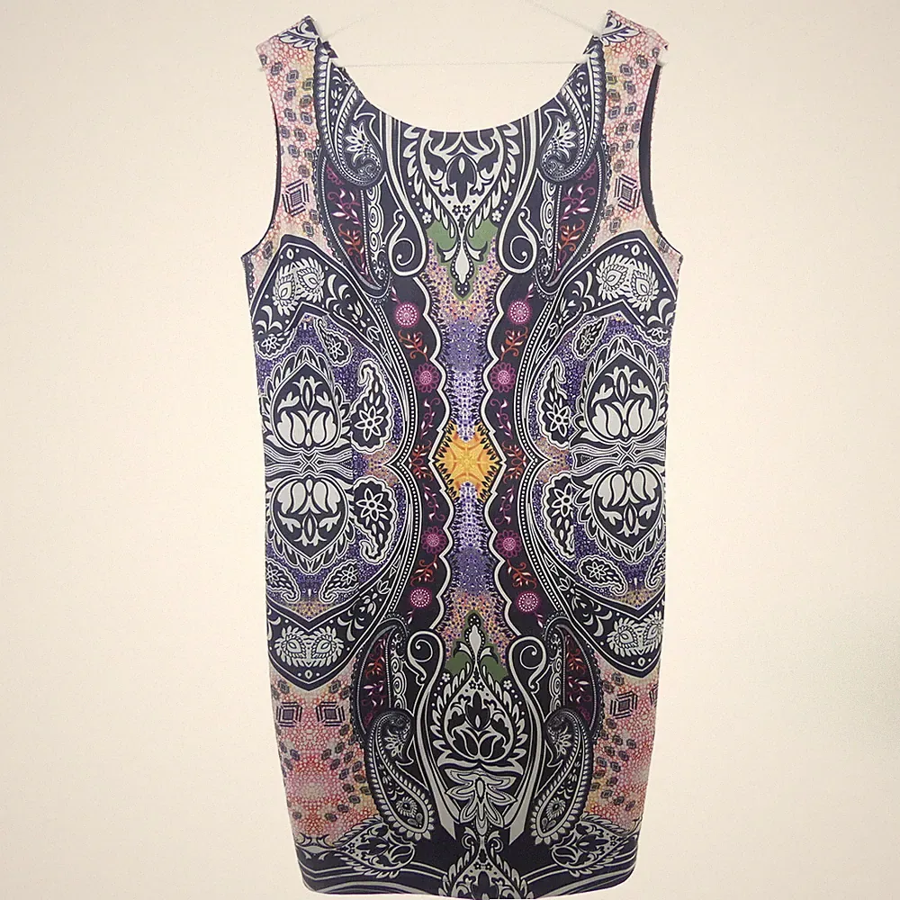 AMY VERMONT Kleid Etuikleid Dress Muster Multicolor Gr. 44