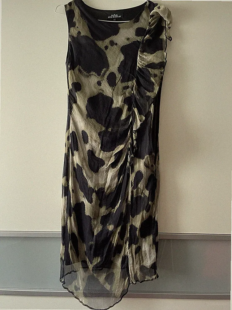 ana alcazar kleid 38 36 Sexy Chiffon Camouflage Party ❣️😎🤩 Wie Neu ❣️