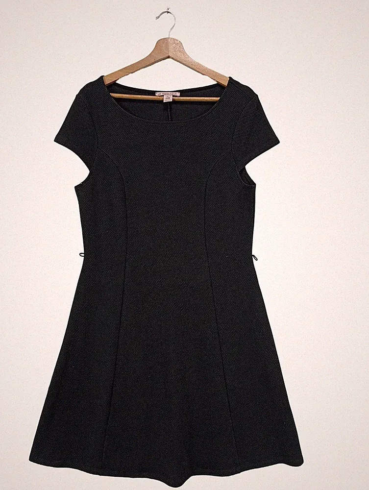 ANNA FIELD A-Linien Kleid Damen Kleid Gr. DE 42 schwarz Casual-Look