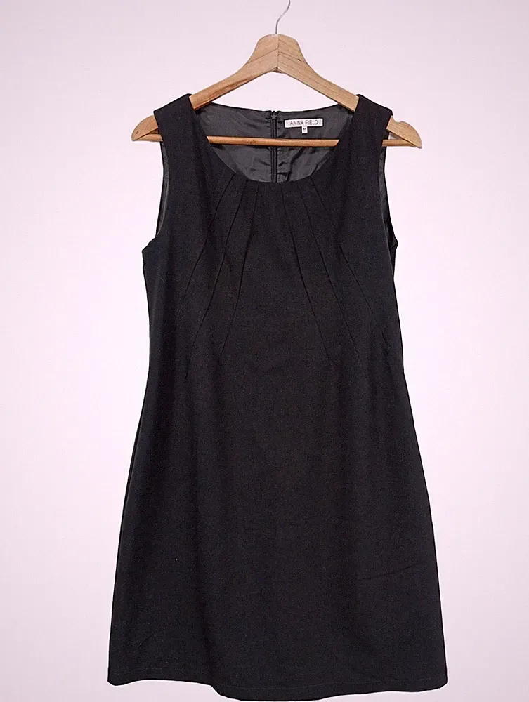 ANNA FIELD Etuikleid Damen Kleid Gr. DE 42 schwarz Casual-Look