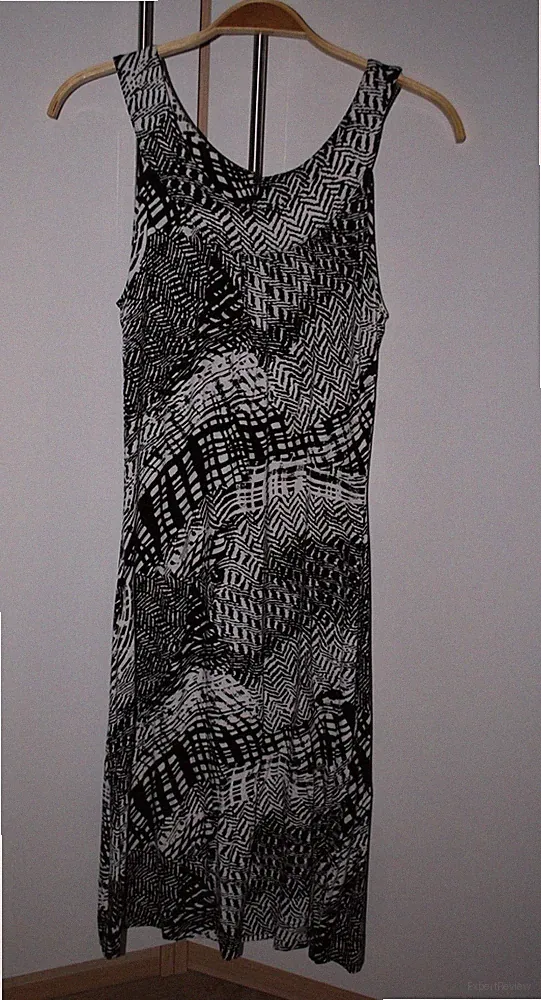 ANNE L. Kleid Größe XS 32 34 schwarz / weiß