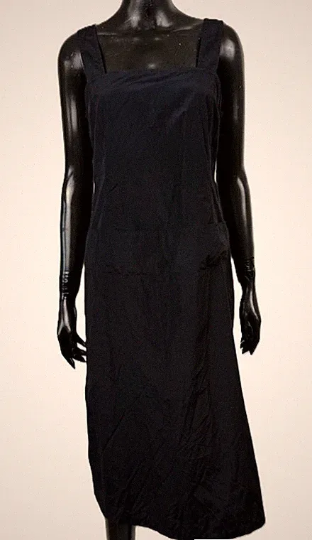 Armani Jeans Kleid Damen Größe M Schwarz Etuikleid Midi Elegant Minimal Dress