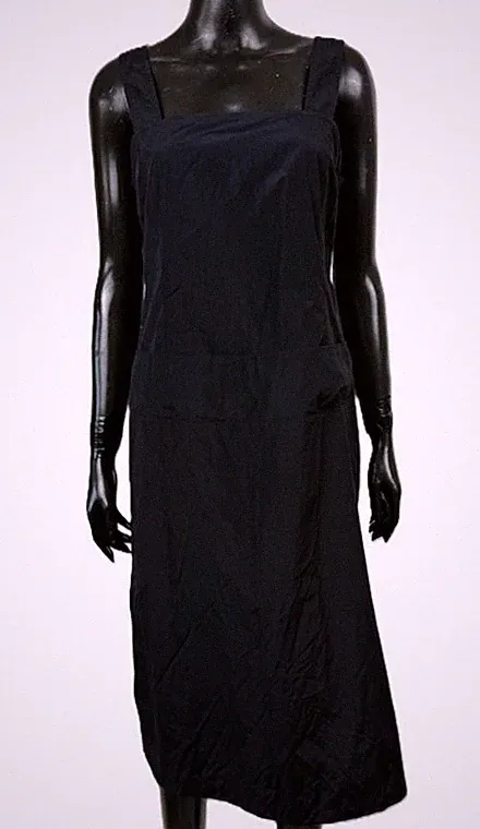 Armani Jeans Kleid Damen Größe M Schwarz Etuikleid Midi Elegant Minimal Dress