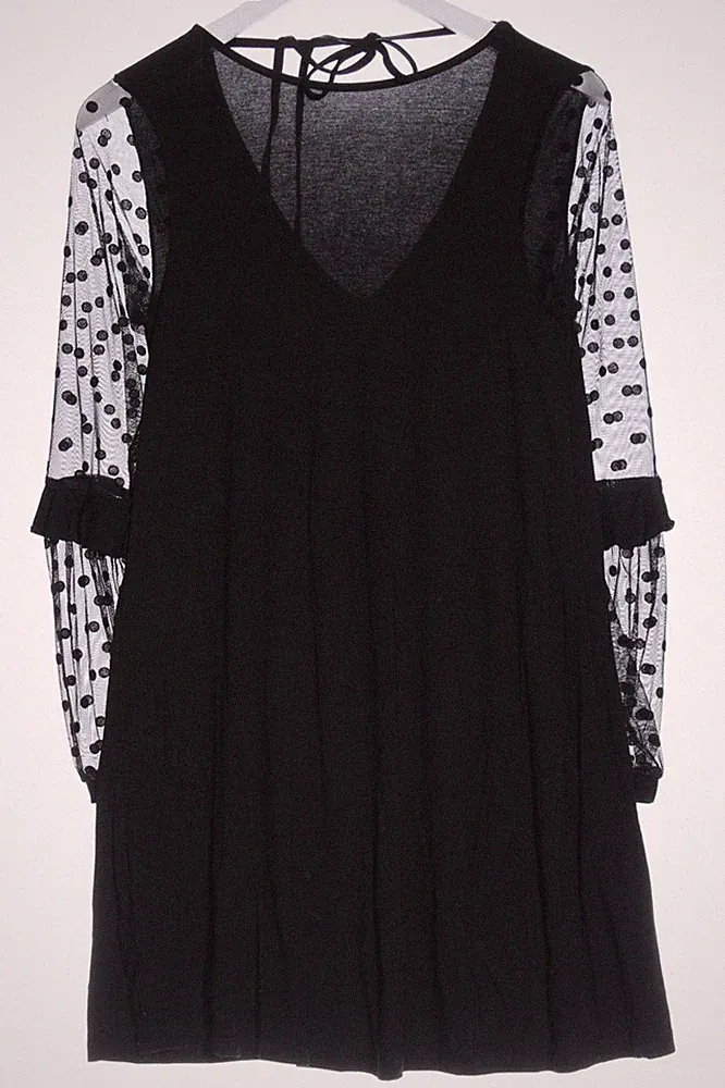 ASOS A-Linien Kleid Damen Kleid Gr. DE 32 schwarz Casual-Look