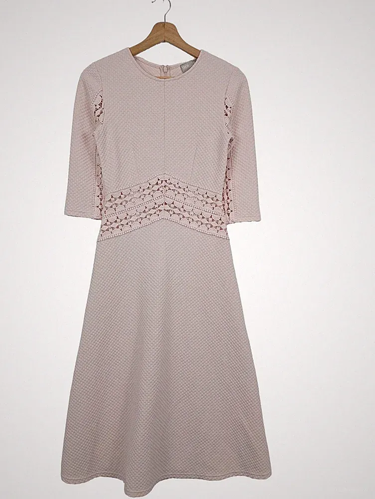 ASOS A-Linien Kleid Damen Kleid Gr. DE 34 creme Casual-Look