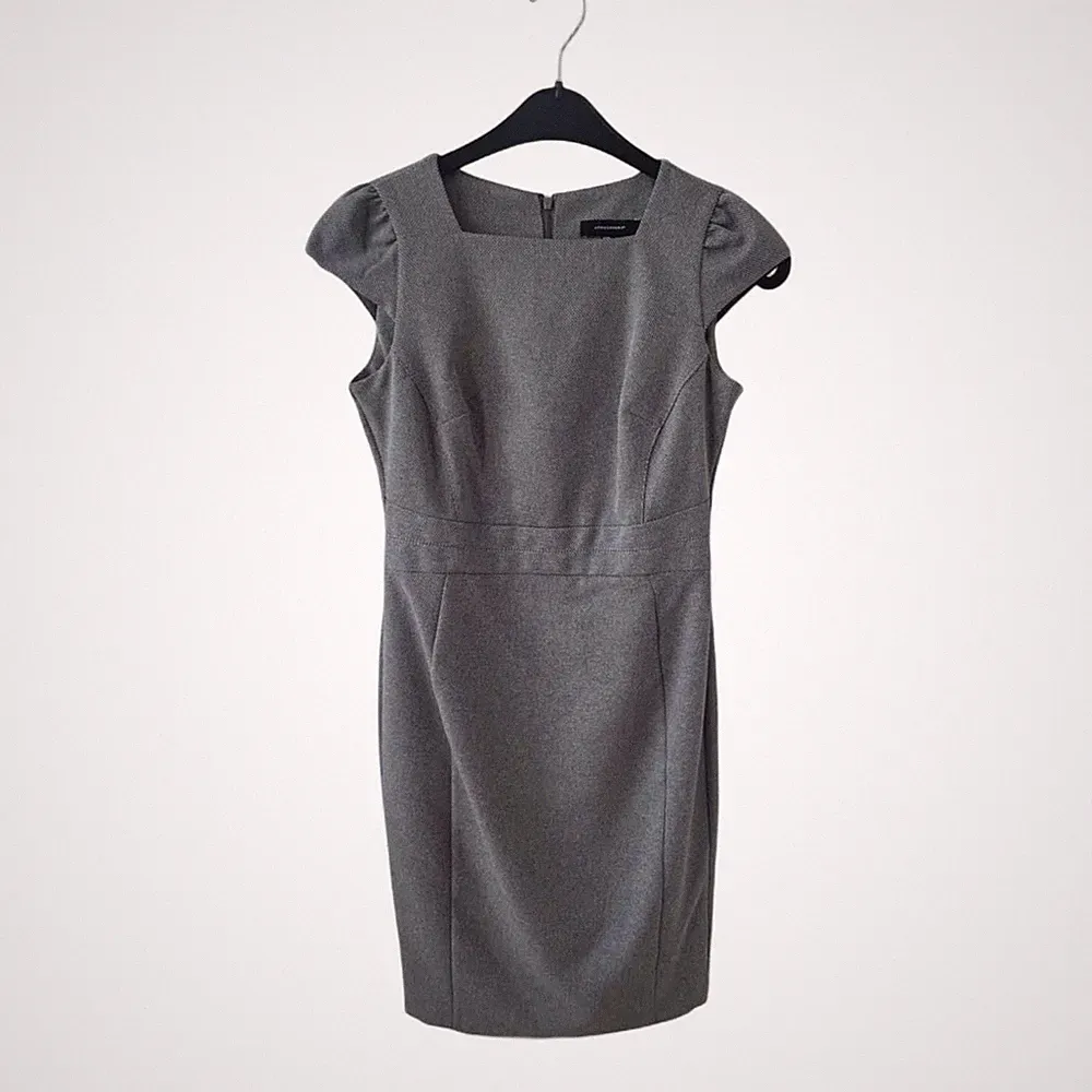 Atmosphere Kleid Damen Dress Damenkleid Gr. 36 Grau Business Gefüttert Elegant