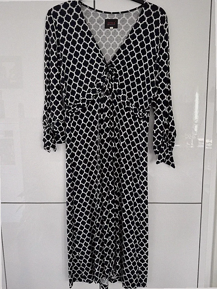 AVOCA Anthology Blau-Weißes Kofferkleid Konf 3 (36,38) Supertoll!!!