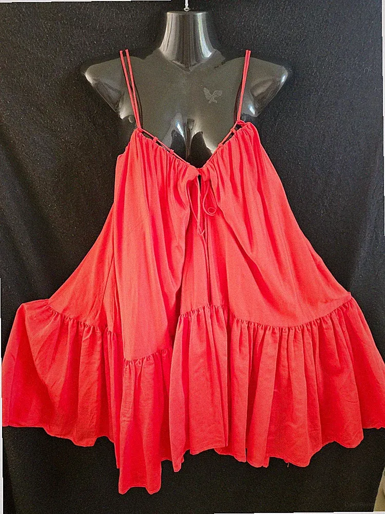 Babydoll Sommerkleid v. H&M Gr. M-XL (fällt sehr groß aus) neuw. top Zustand