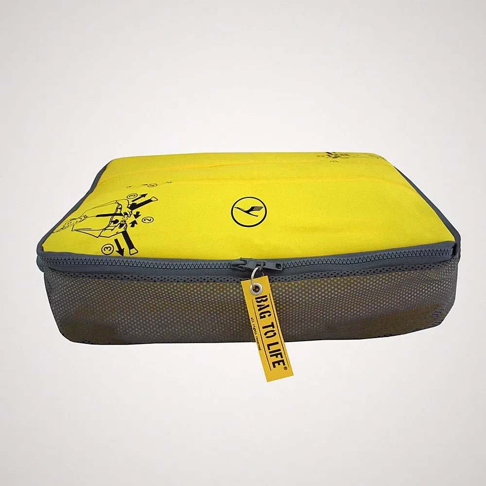 Bag to Life Easy Packing Etui für Hemden und Hosen - gelb