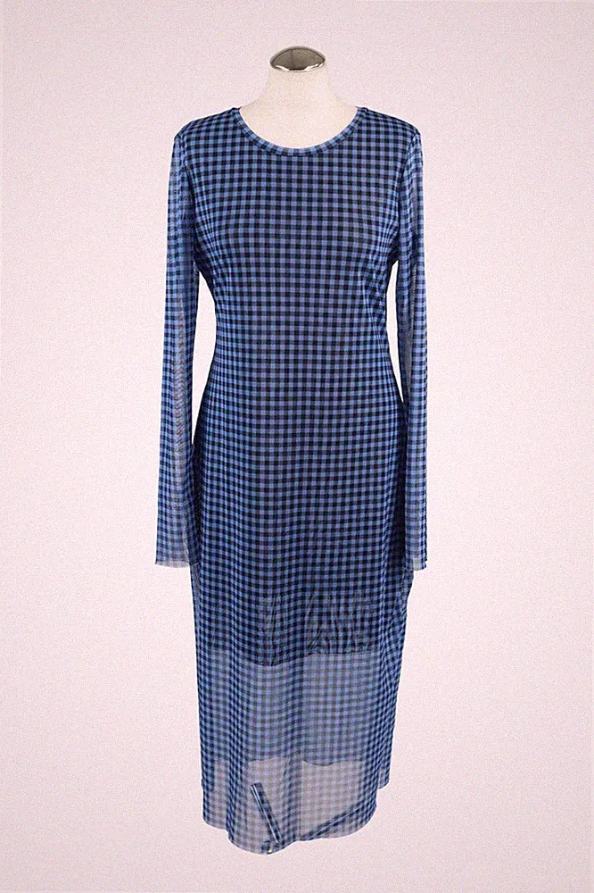 Baum und Pferdgarten Damen Kleid Gr. 42 (XL) Blau Kleid Bleistiftkleid Etuikleid