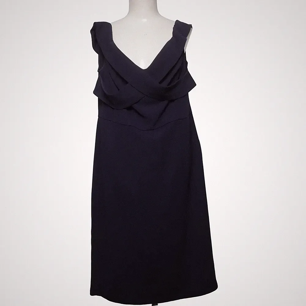Belle Poque, Kleid, Größe: 2XL, model: etuikleid, schulterfrei, wickeloptik #efp