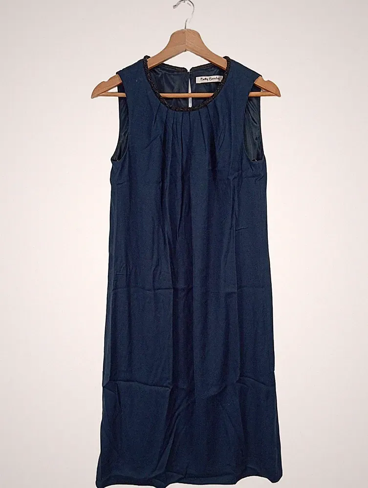 BETTY BARCLAY A-Linien Kleid Damen Kleid Gr. DE 34 blau Casual-Look