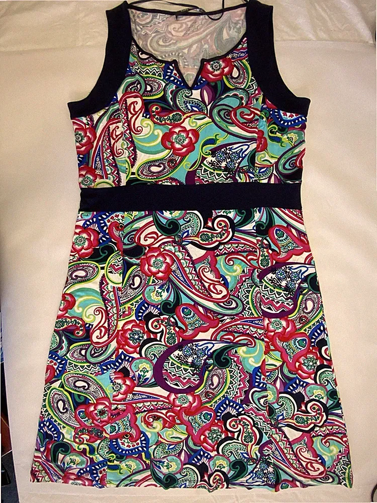 Betty Barclay Kleid Gr. 44 Paisley Etuikleid Sommerkleid Bunt Business Freizeit