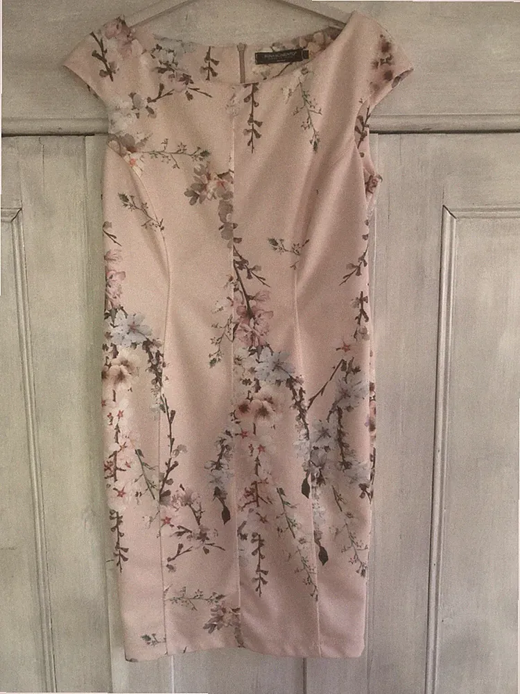 Bezauberndes Sommerkleid Größe 36/38 Rosefarben Rina Scimento Stretch Top!
