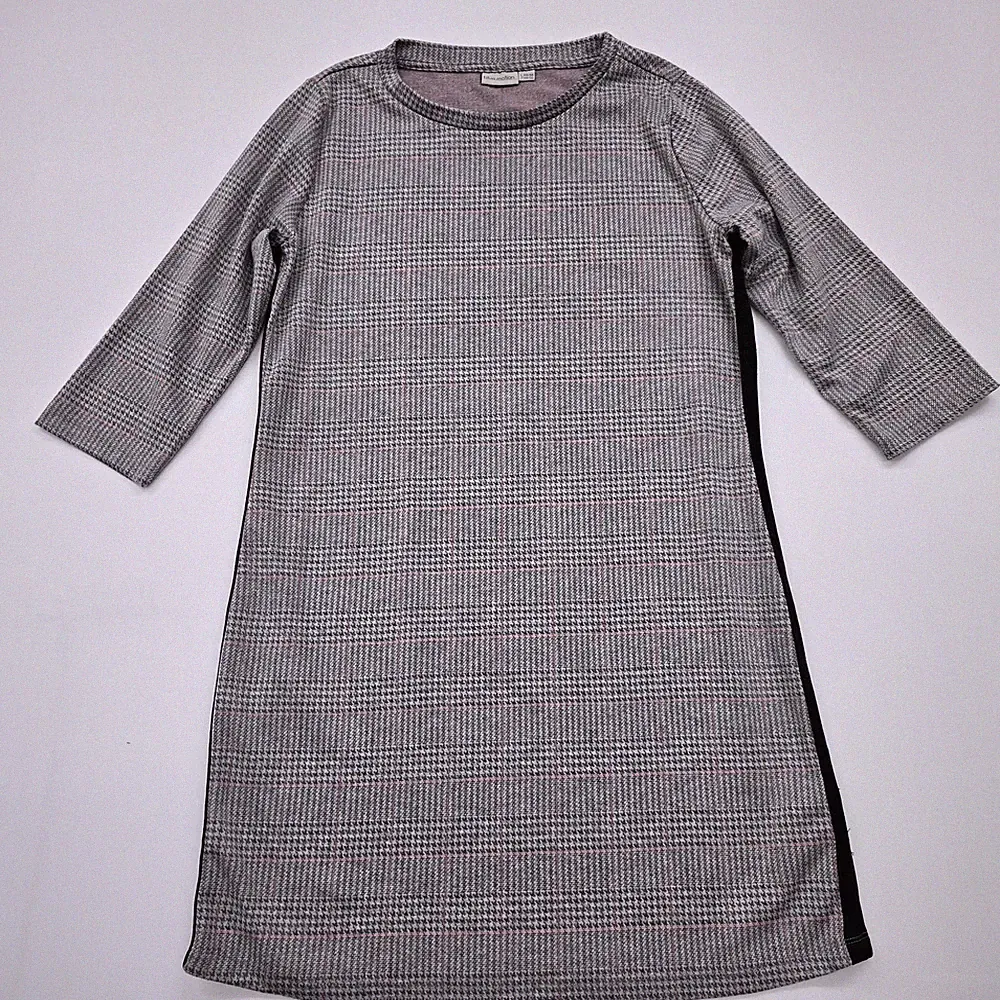 Blue Motion Damen Gr. L grau Hahnentritt Etuikleid