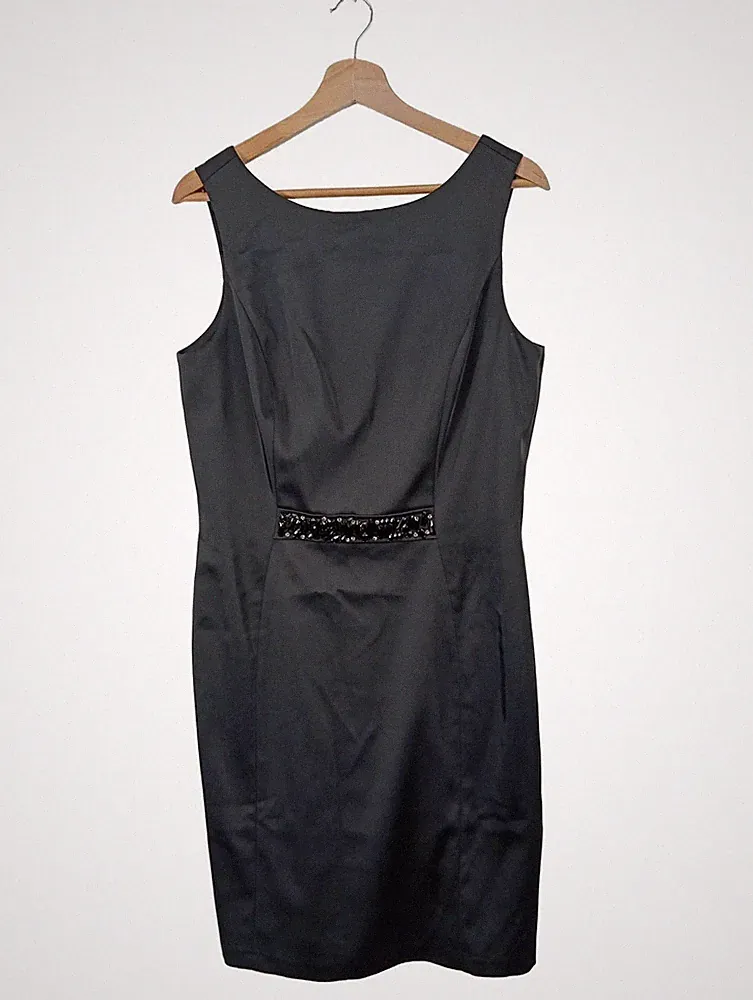 BLUGIRL BLUMARINE Etuikleid Damen Kleid Gr. DE 40 schwarz Elegant