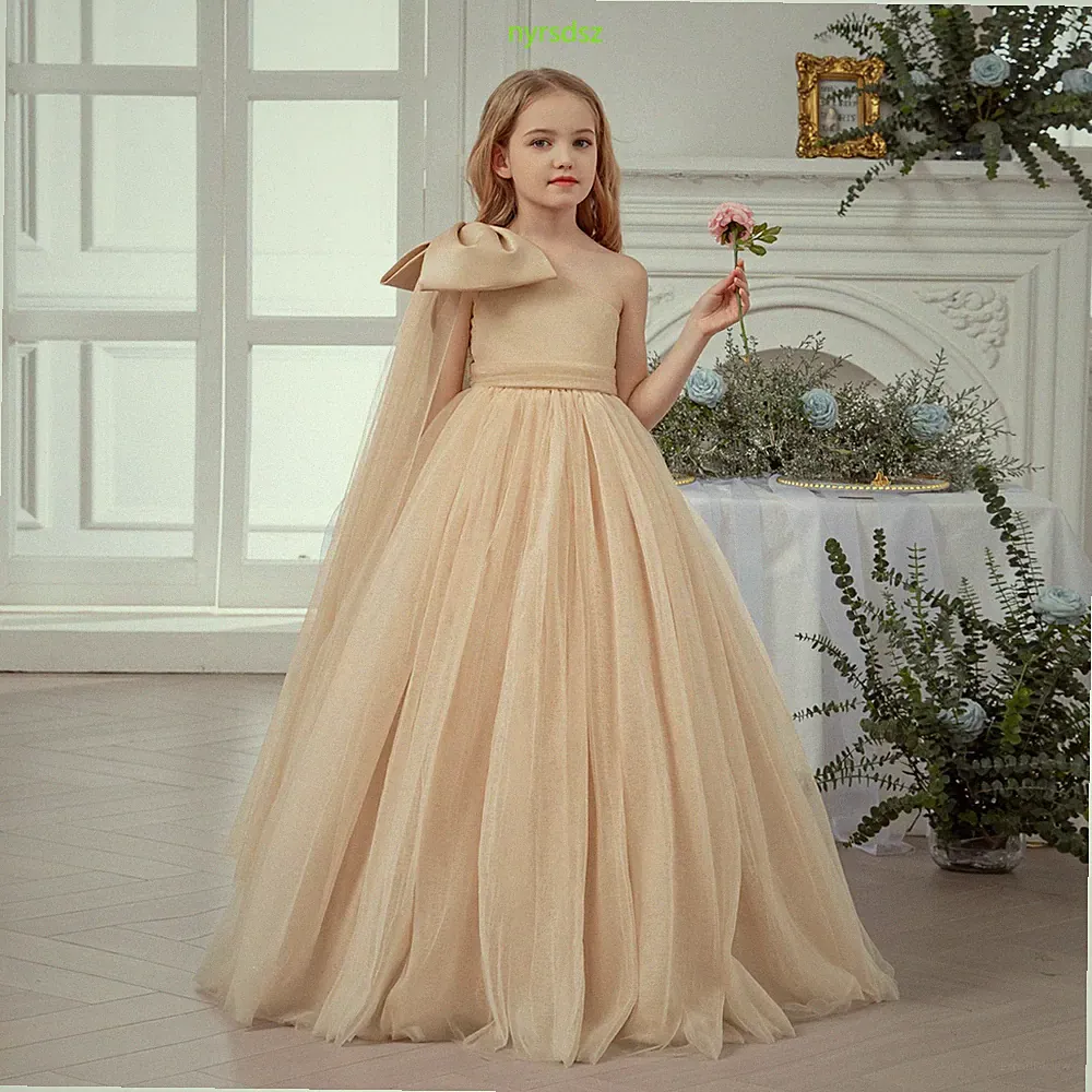 Blumen Hochzeitskleid Geburtstag Tanz Prinzessin Kleid Fest Klavier Show#