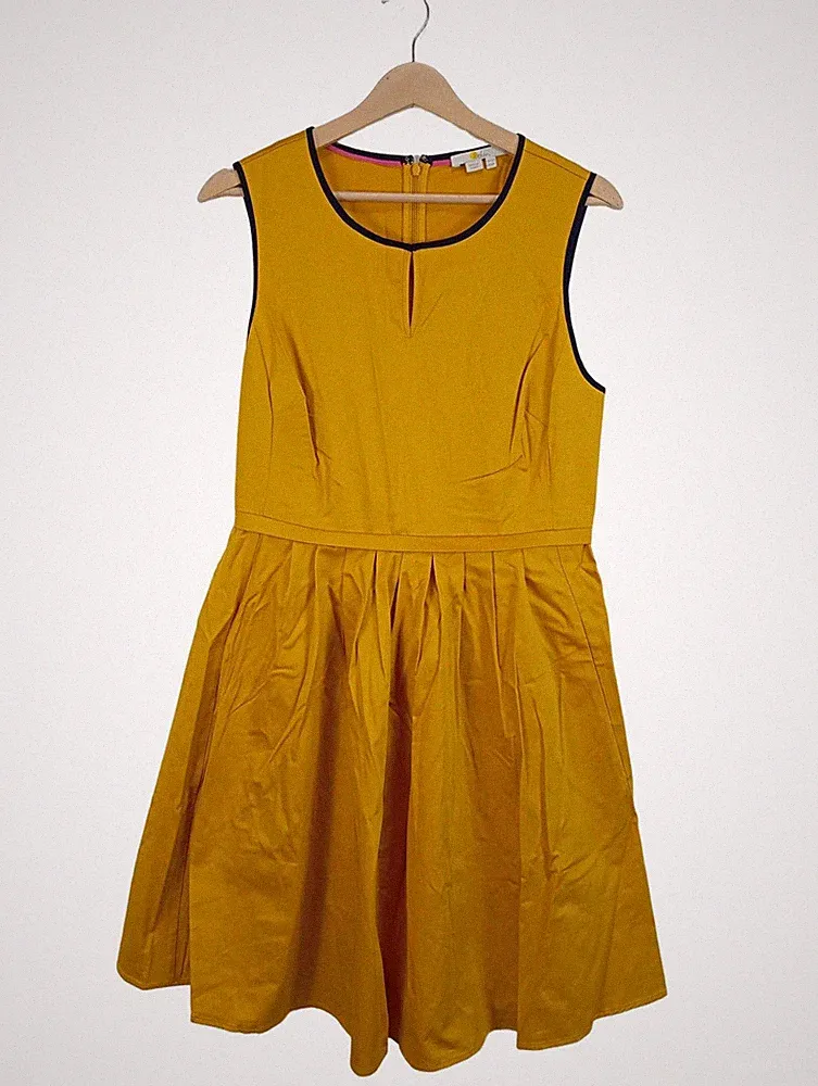 BODEN A-Linien Kleid Damen Kleid Gr. DE 40 hellorange Elegant