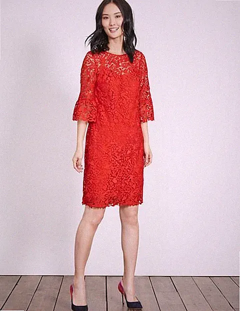 Boden - Brittany Lace Dress - Kleid Spitze Abend Party Anlass NEU - UK 8 EU 36