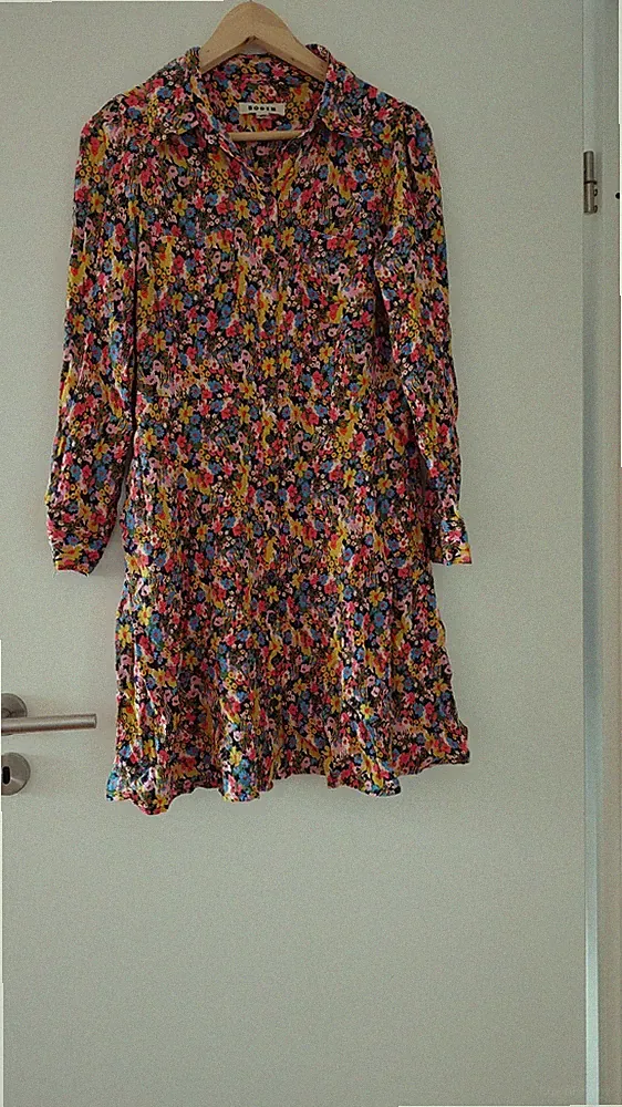 Boden Kleid buntes Blumenmuster 40 UK14R L