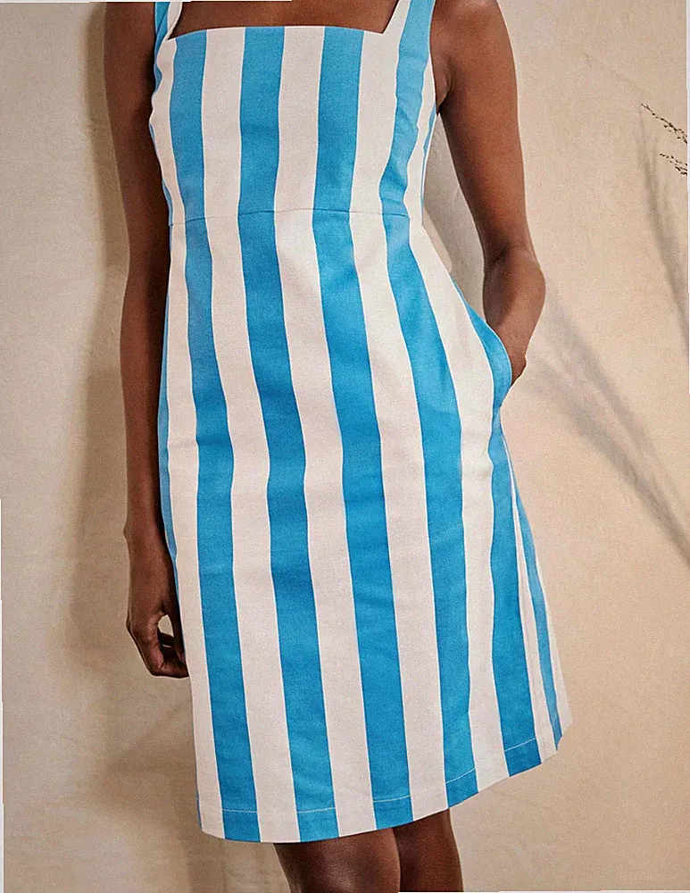 Boden Kleid - Yolande Shift Dress - Taschen Sommer NEU - UK 8 L EU 34/36
