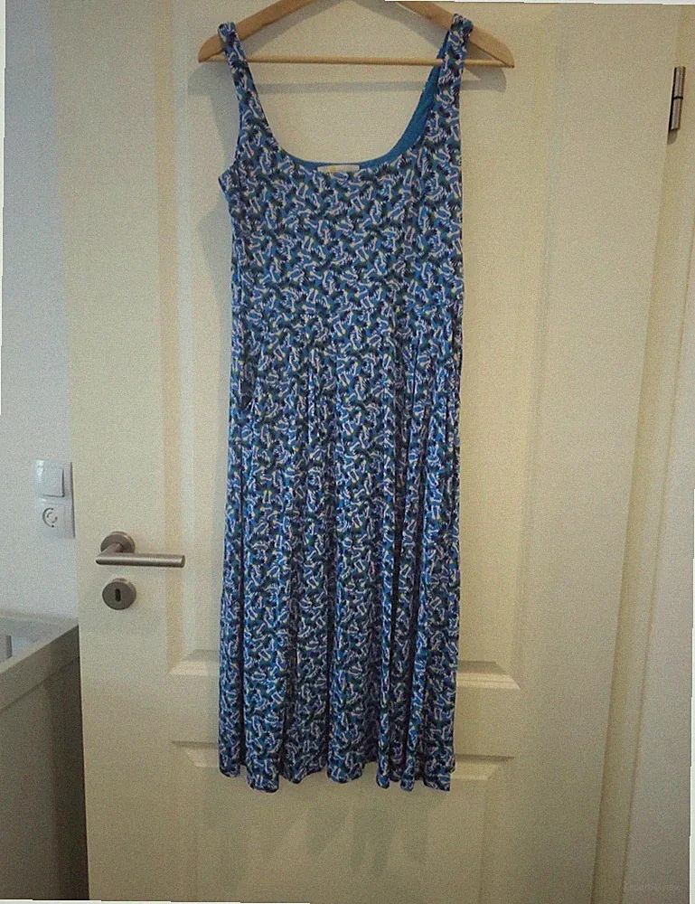 Boden Sommerkleid Gr.36 10R Damen Trägerkleid Taschen