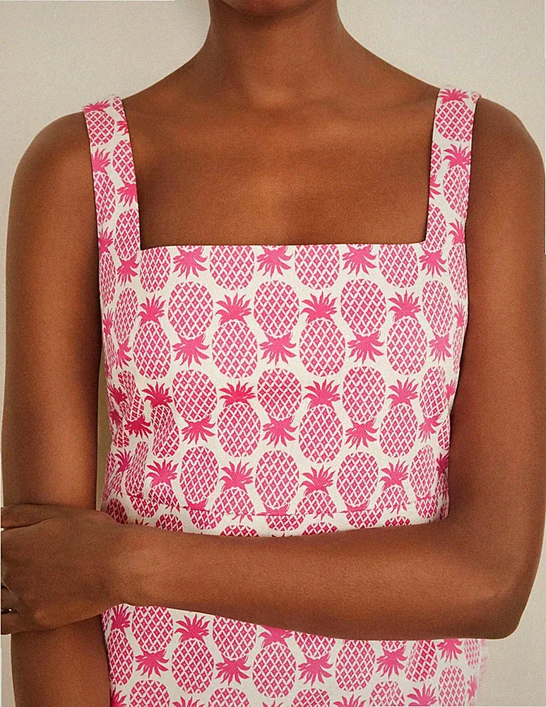 Boden - Yolande Shift Dress - Kleid Taschen Sommer Muster NEU UK 6 L EU 34