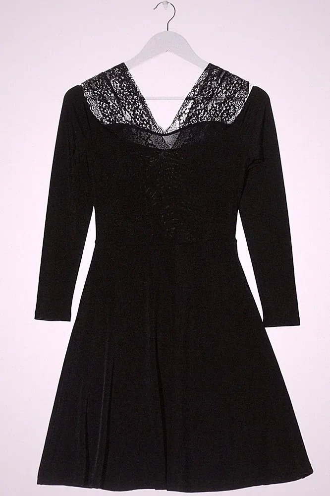 BODYFLIRT A-Linien Kleid Damen Kleid Gr. DE 32 schwarz Elegant