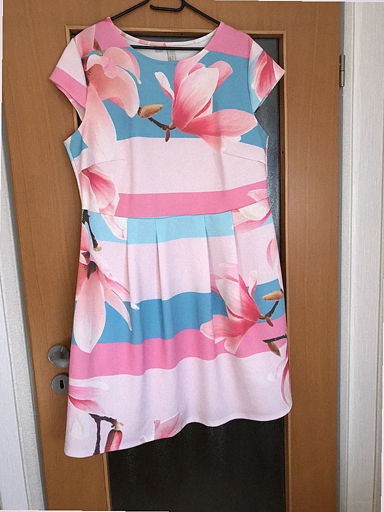 Bodyflirt Etuikleid Kleid Rosa Gr. 48/50