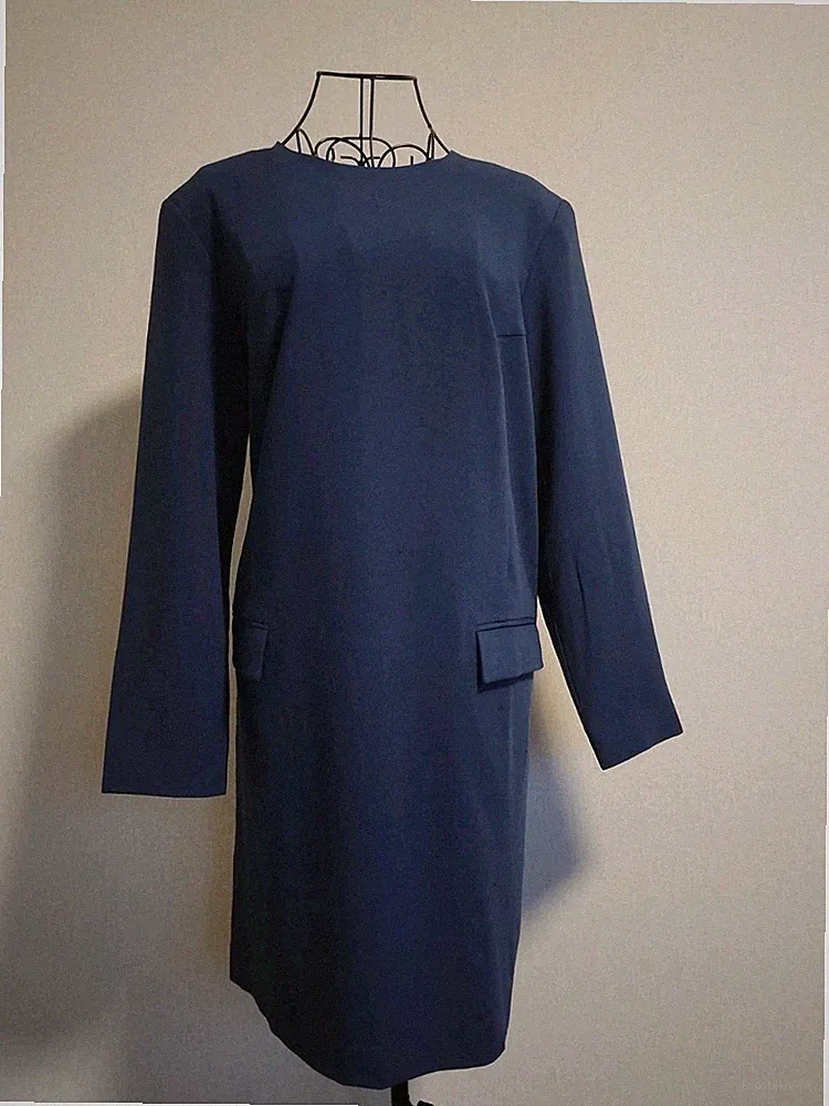 Bonprix Bürokleid Gr 40 Etuikleid Business Kleid mit Taschen & Reißverschluss