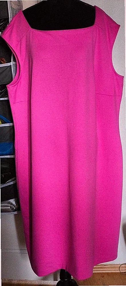 Bonprix Kleid Gr 52–54 – pink – figurformend – elegant – Reißverschluss hinten