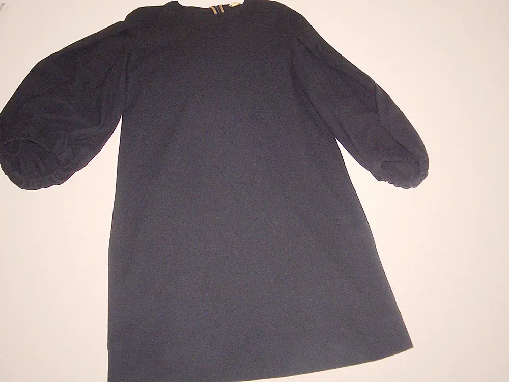 BOSS klassisches Kleid Etuikleid Ballonärmel schwarz Gr. 40